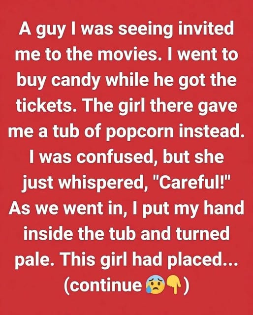 Popcorn Warning From a Stranger Saved Me From the Worst First Date